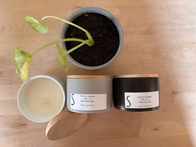 Organic I Mini Ceramic Candle Collection