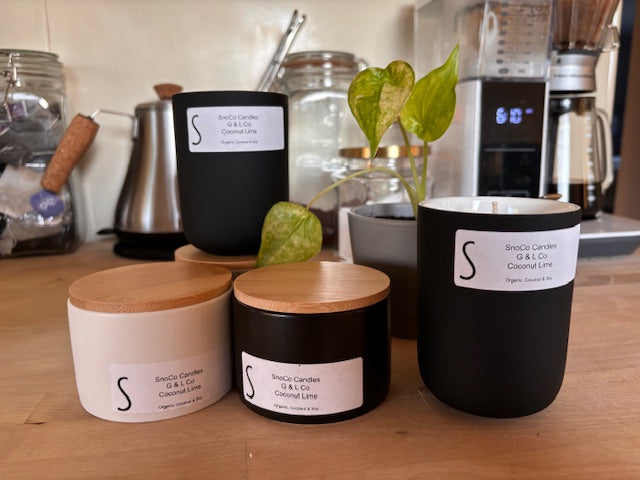 Organic I Mini Ceramic Candle Collection